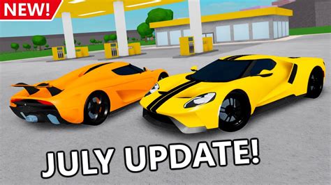 July Update Car Dealership Tycoon Roblox Youtube