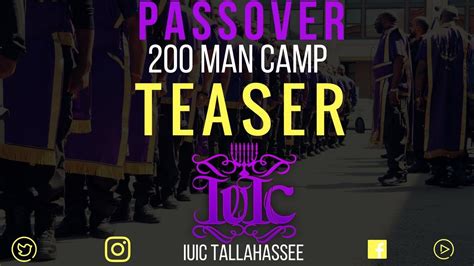 Iuic Dallas Passover 200 Man Camp Teaser Teaser Sabbath Camping