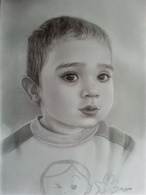Retrato De Niño Por Litir Dibujando
