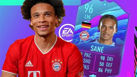 Profile page for bayern munich football player leroy sané (midfielder). REVIEW LEROY SANE // FF23FELIX // ULTIMATE TEAM - YouTube
