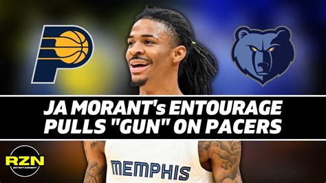 Ja Morants Entourage Gun Controversy Red Laser Pointed Towards Pacers
