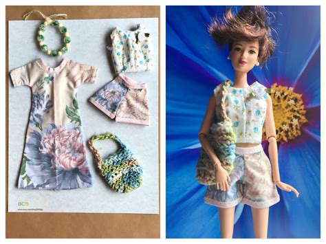Handmade Barbie Outfit With Accessories Barbie Clothes Etsy