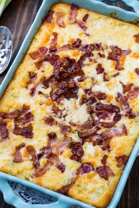 Cheese And Bacon Grits Casserole Recipe Grits Casserole Breakfast