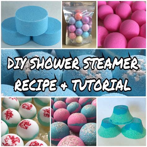 Diy Shower Steamer Aromatherapy Recipe Tutorial Guide Step Etsy