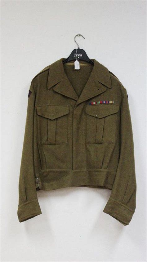 Australian Army Officers Post World War Ii Era Battledress Uniforms