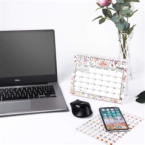 Small Desk Calendar 2022 2023 18 Months Mini Monthly Desktop Calendar