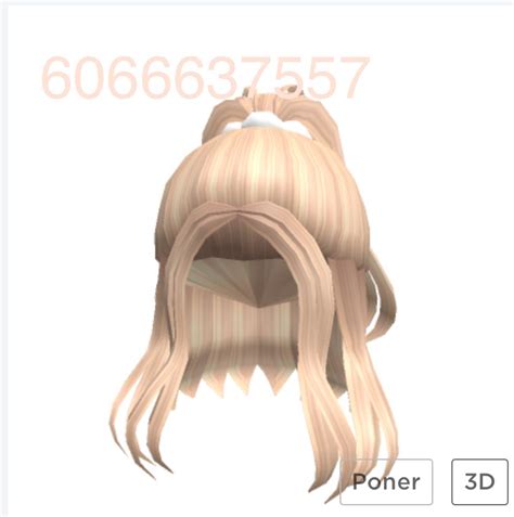 Blonde Trendy Messy Buns Roblox Hair Code Dio Roblox Outfit