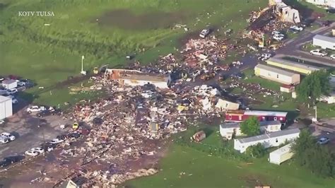 Aerials Show Devastation After Tornado Kills 2 Injures 29 In Oklahoma