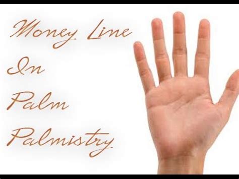 By the way, not everyone has a fate line, so don't feel bad if yours is reading the mounts is the next step in palmistry, and it's pretty easy. Palmistry Reading : Money Line in Palm - YouTube