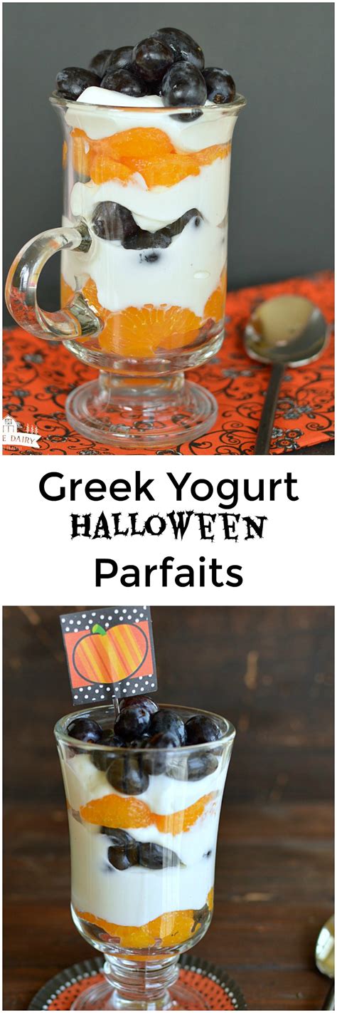 Greek Yogurt Halloween Parfaits Little Dairy On The Prairie