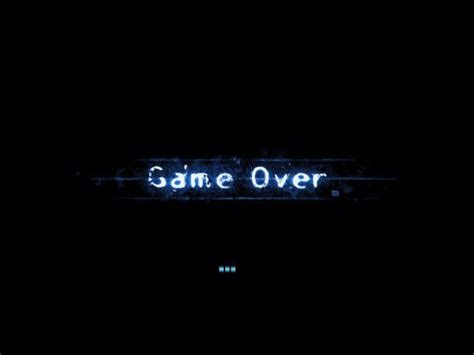 Game Over Typography Wallpaper Game Over Quotes Gaming Wallpapers