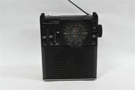sanyo rp 8300 4 band portable receiver radio vintage sw short wave japan ebay