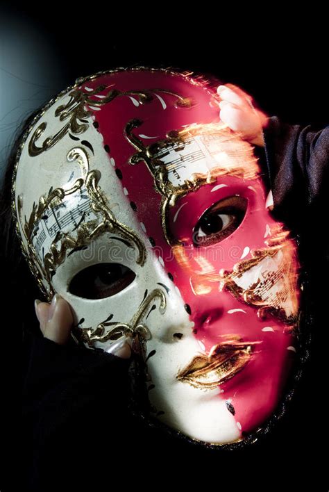 Mask Decorating Portrait Stock Photo Image Of Gold Carnival 11655434