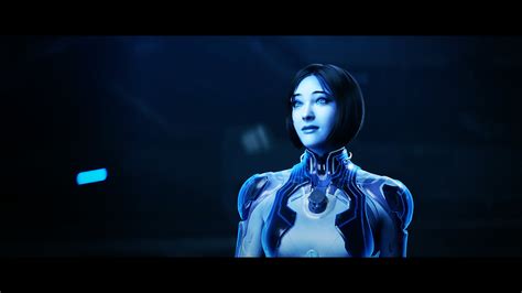 480x854 Resolution Female Anime Character Screenshot Halo Cortana