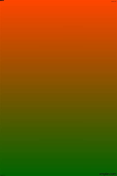 Wallpaper Green Gradient Orange Highlight Linear 006400 Ff4500 60° 67