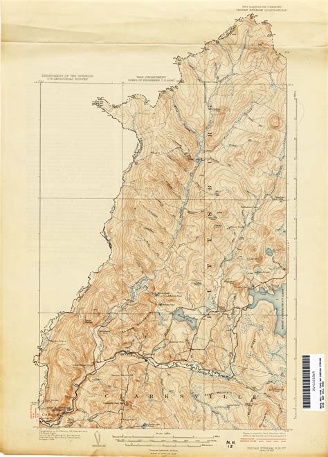 Topographic Map Of New Hampshire Map