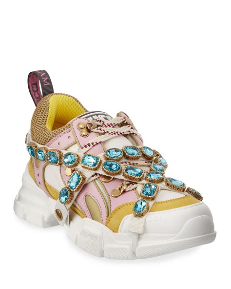 Gucci Flashtrek Crystal Hiker Sneaker Bergdorf Goodman