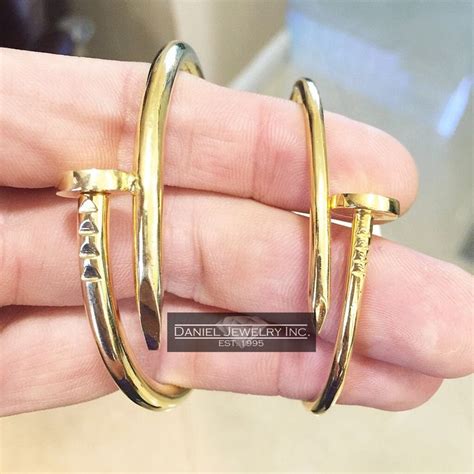 Custom Cartier Style Nail Bracelets Solid Gold For Details Email Us