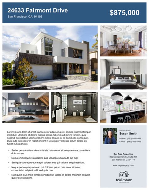 Up your video creation game by exploring our library of the best free video templates for premiere pro cc 2020. Real Estate Flyer Free Templates Zillow Premier Agent Sell ...