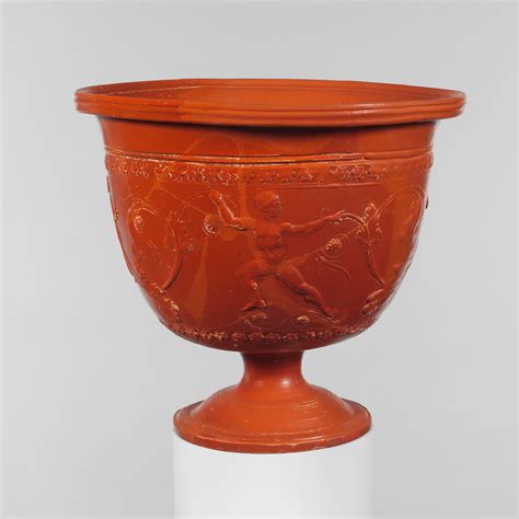 Terracotta Bowl Roman Early Imperial Augustan The Metropolitan
