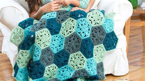 Vintage crochet pattern victorian rose squares afghan pdf instant digital download petal flowers blanket 4 ply worsted 52x68. Crochet Flower Throw Afghan Pattern | Crochet crowd ...