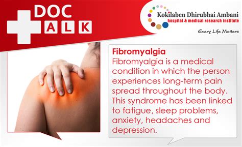 Fibromyalgia Health Tips From Kokilaben Hospital
