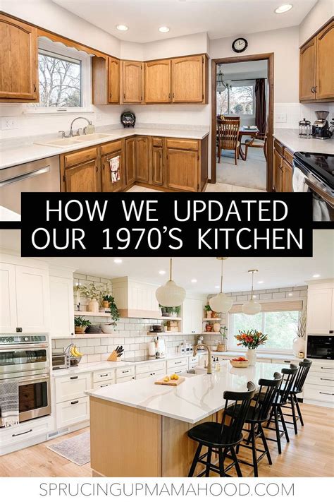 How We Updated Our 1970s Kitchen 1970s Kitchen Remodel Kitchen