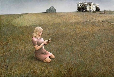 The Artist Who Put Kellyanne Conway In An Andrew Wyeth Painting