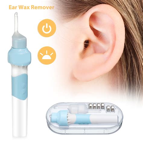 ear wax vacuum removal kit easy ear cleaner and ear wax removal tool soft silicone automatic