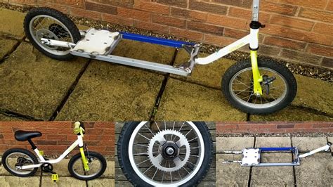 Diy Electric Scooter From Bike And Scrap Build Project 1000w Part 1