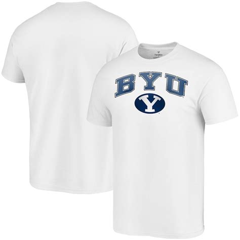Byu Cougars White Campus T Shirt
