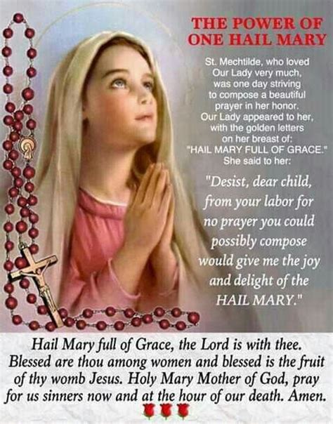Hail Holy Mary Prayer