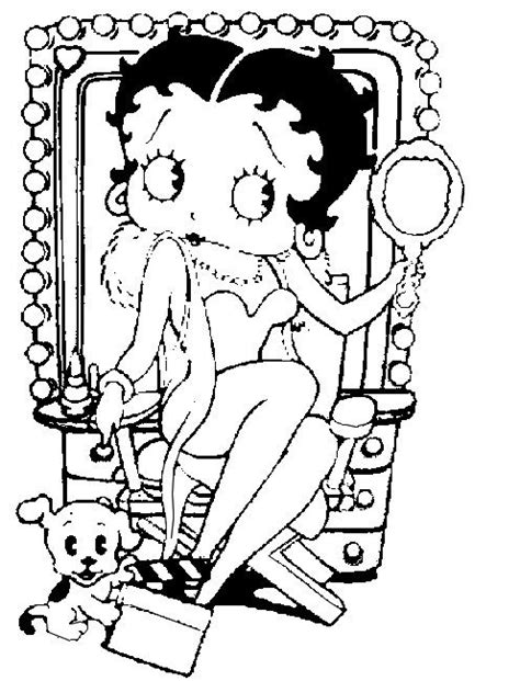 Betty Boop Coloring Pages Ella Free Printables