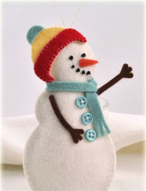 45 Diy Snowman Ornament For Christmas ~ Godiygocom