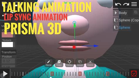 Lip Sync Animation In Prisma 3d M Animation Prisma 3d Youtube