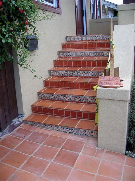 Tiled Front Steps Tile Steps Front Door Steps Porch Tile