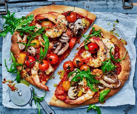 Chilli Seafood Pizza Recipe Australian Womens Weekly Food