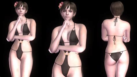 Resident Evil Rebecca Chambers Black Bikini Mod Showcase W Download K HD YouTube