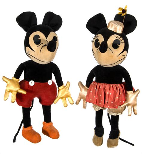 Mickey And Minnie Mouse Dolls By Charlotte Clark