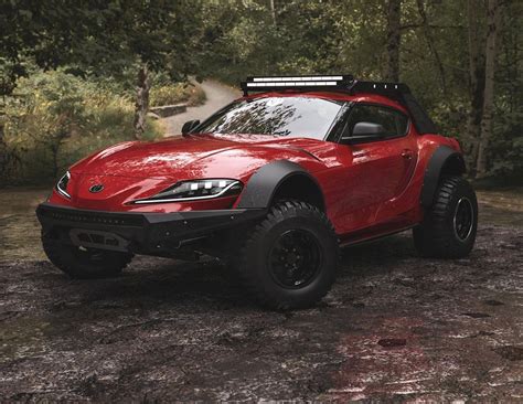 Lifted 2020 Toyota Supra Looks Offroad Ready Has Big Roof Rack
