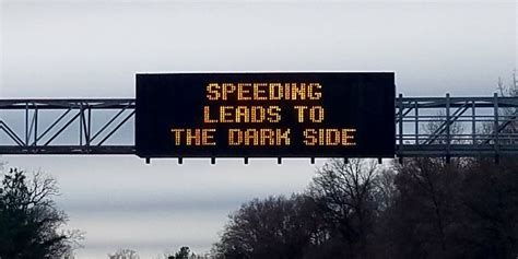 Vdot Wins Day With Star Wars Reference In Highway Signs