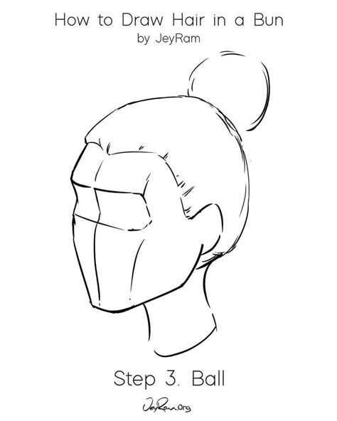 How To Draw Hair In A Bun Easy Tutorial For Beginners How To Draw