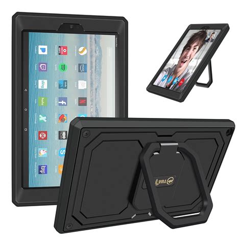 Shockproof Case Cover With Grip Stand For All New Amazon Fire Hd 10 7th