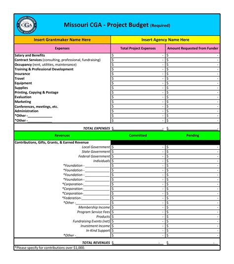 30 Great Project Budget Templates Excel Templatearchive