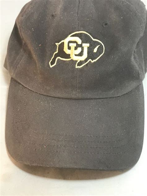 If the file has been modified from its original state, some details such as the timestamp may not fully reflect those of the original file. Vintage University of Colorado CU Buffaloes USA Made Adjustable Baseball Hat Cap #Gear # ...