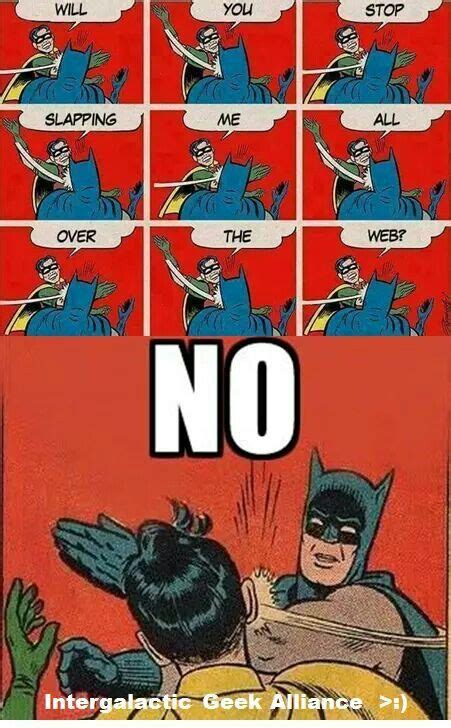 Robin Vs Batman In A Slap Fight Super Funny Memes Batman Funny