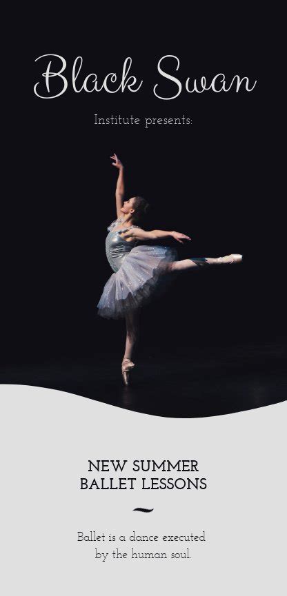 Ballet Flyer Template By Aneta Flipsnack