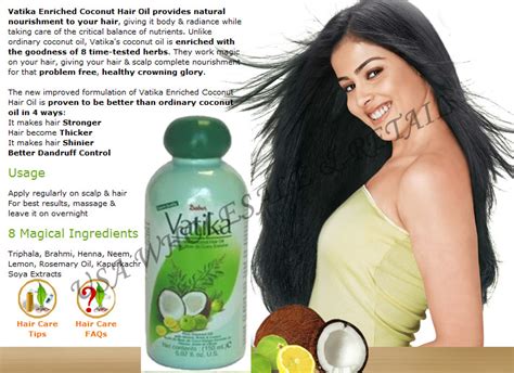 I use vatika hair oil for my regular hair massage so i was not expecting it to do some magic on my hair. 4 5.7oz Dabur Vatika Hair Oil Coconut Amla Henna Lemon | eBay