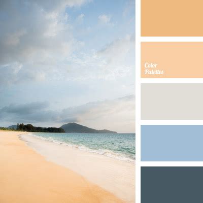 Pastel colors create an open, airy feeling. color of sea sand | Color Palette Ideas