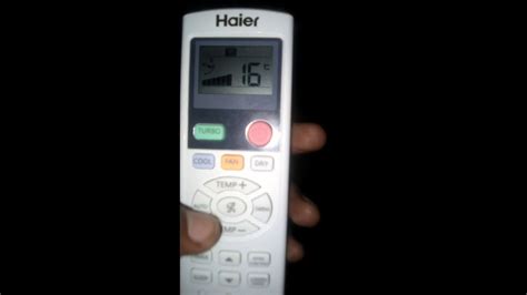 Haier Ac Remote Control User Manual